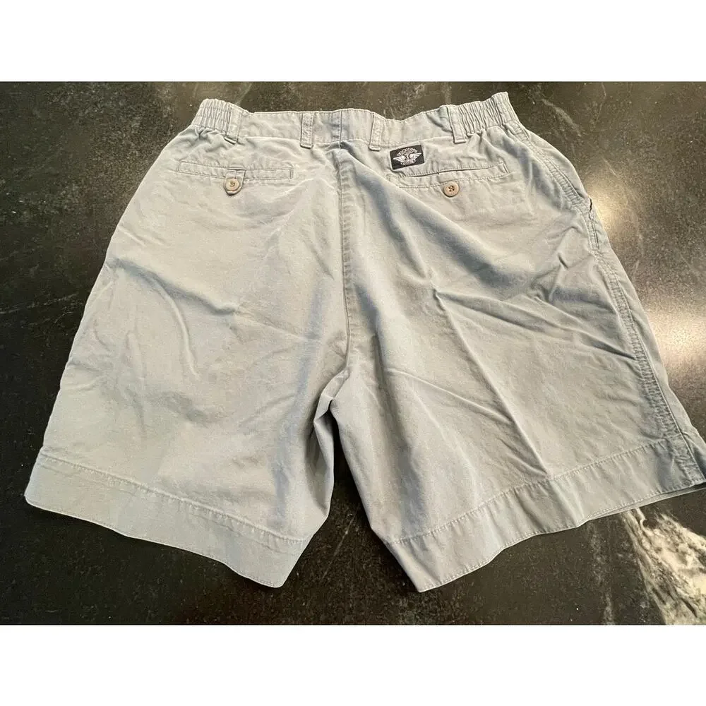 Dockers blue gray twill shorts 34   100% cotton